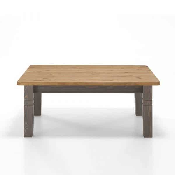 Wohnzimmer Couchtisch in Grau Kiefer