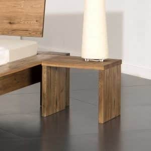Nachttisch aus Eiche Massivholz 40 cm
