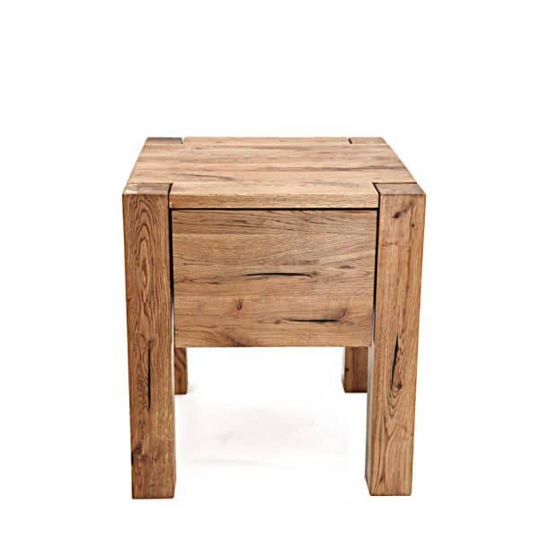 Beistelltisch aus Eiche Massivholz 45 cm hoch