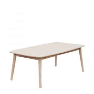Wohnzimmer Tisch aus Eiche Bianco geölt 140 cm breit