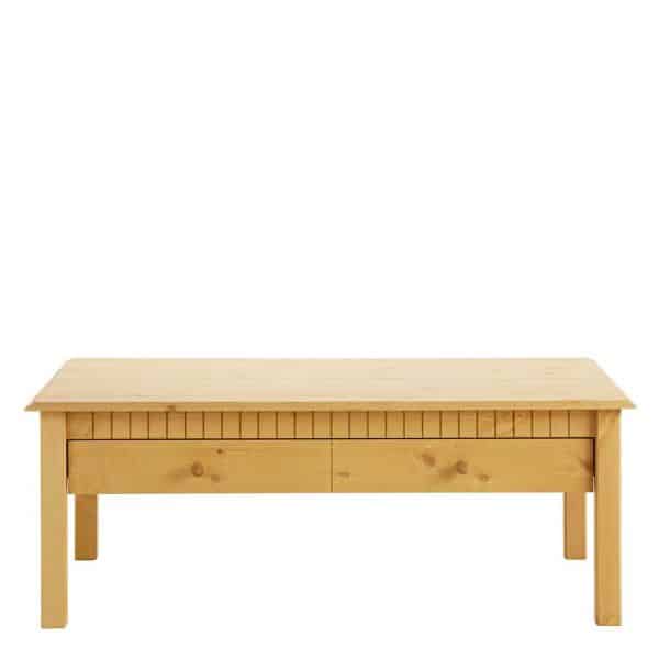Sofatisch aus Kiefer Massivholz 110 cm breit
