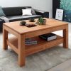 Sofa Tisch aus Kernbuche Massivholz 115 cm breit