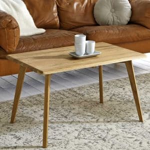 Couch Tisch Massivholz aus Eiche geölt Landhausstil