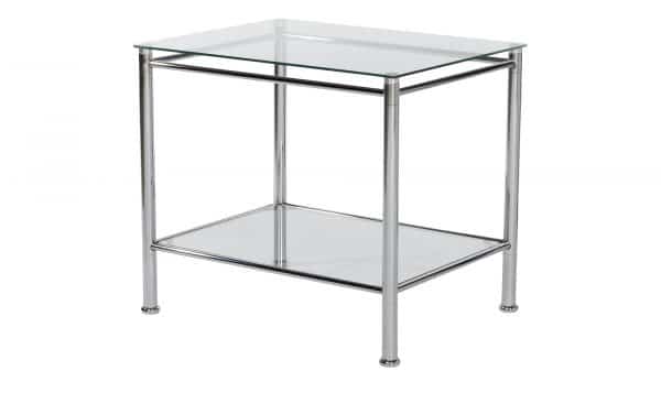 Beistelltisch Metall Glas  Antonia  transparent/klar Tische > Beistelltische > Beistelltische ohne Rollen - Höffner