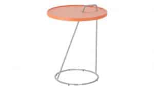 SPECTRAL Beistelltisch  Tables  orange Ø: 45 Tische > Beistelltische > Beistelltische ohne Rollen - Höffner