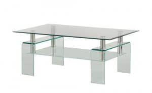 Couchtisch  Vivara  transparent/klar Tische > Couchtische > Couchtische rechteckig - Höffner