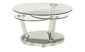 Couchtisch  Conigli  transparent/klar Tische > Couchtische > Couchtische rund - Höffner