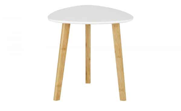Beistelltisch  Bamboo  weiß Tische > Beistelltische > Beistelltische ohne Rollen - Höffner