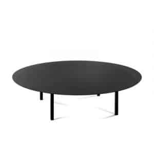 03 Large Couchtisch / Ø 118 x H 30 cm - Stahl - Serax - Schwarz