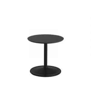 Soft Beistelltisch / Ø 41 x H 40 cm - Schichtstoff - Muuto - Schwarz