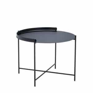 Edge Couchtisch / Klappgriff -Ø 62 x H 46 cm - Houe - Schwarz