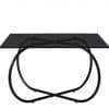 Angui Couchtisch / Glas - 75 x 75 cm - AYTM - Schwarz