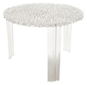 T-Table Medio Couchtisch - Kartell - Transparent