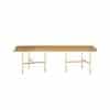 XXX Rectangle Couchtisch / 120 x 52 cm x H 33 cm - Opinion Ciatti - Gold/Metall