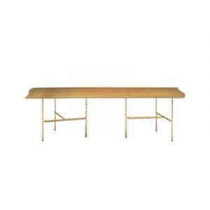 XXX Rectangle Couchtisch / 120 x 52 cm x H 33 cm - Opinion Ciatti - Gold/Metall