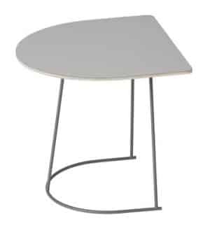 Airy Half Beistelltisch / 44 x 39 cm - Muuto - Grau