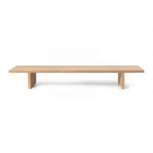 Kona niedrige Konsole / L 140 x H 20 cm - Ferm Living - Holz natur