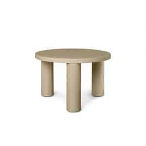 Post Couchtisch / Ø 65 x H 41.4 cm - MDF lackiert - Ferm Living - Beige