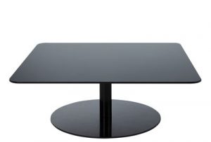 Flash Couchtisch / Glas - 80 x 80 x H 30 cm - Tom Dixon - Schwarz