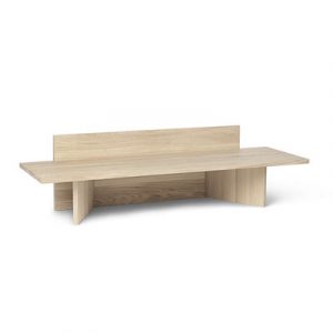 Oblique Bank / Niedrige Konsole - Holz / L 120 cm - Ferm Living - Holz natur