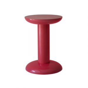 Thing Beistelltisch / Hocker - By George Sowden / Recycling-Alu - raawii - Rot