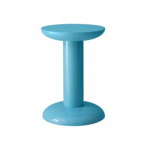 Thing Beistelltisch / Hocker - By George Sowden / Recycling-Alu - raawii - Blau