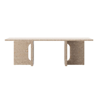 Androgyne Lounge Stone Couchtisch / 120 x 45 x H 37