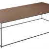 Slim Irony Couchtisch / 124 x 62 x H 34 cm - Zeus - Braun