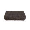 Agorà Couchtisch / Handgeflochtenes Polyethylen - 100 x 100 cm - Unopiu - Braun