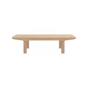 Couchtisch Camille holz natur Holz - 120 x 50 x H 29