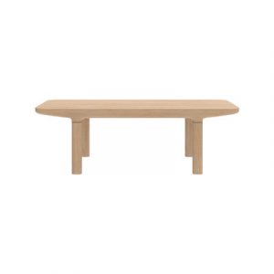 Couchtisch Camille holz natur Holz - 120 x 50 x H 38