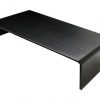 Couchtisch Solitaire Basso metall schwarz 130 x 65 x H 32 cm - Zeus - Schwarz
