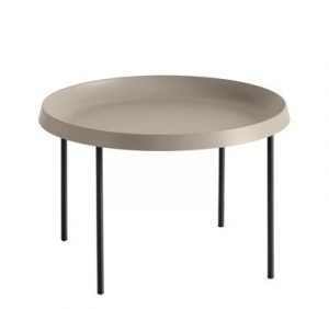 Beistelltisch Tulou metall braun / Ø 55 cm x H 35 cm - Hay - Braun