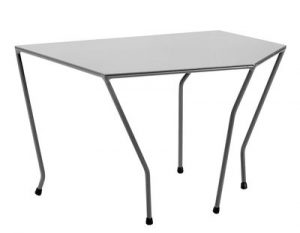 Couchtisch Ragno metall grau / 54 x 30 cm - Metall - Serax - Grau