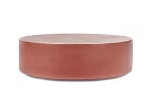 Couchtisch Pawn keramik rot / Ø 68 x H 20 cm - Terrakotta - Serax - Rot
