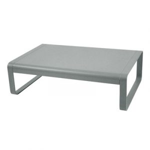 Couchtisch Bellevie metall grau / Aluminium - 103 x 75 cm - Fermob -