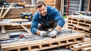 Anleitungen zum Selbstbau eines Sofatisches aus Paletten