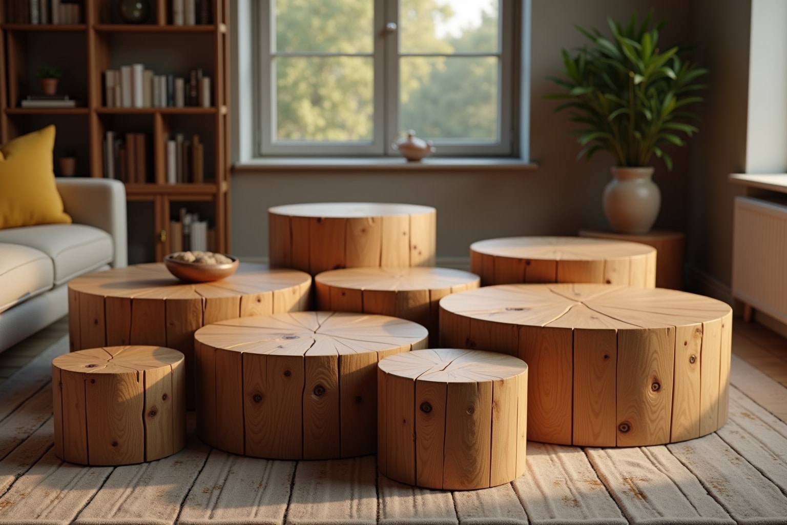 couchtisch rund holz-Titel